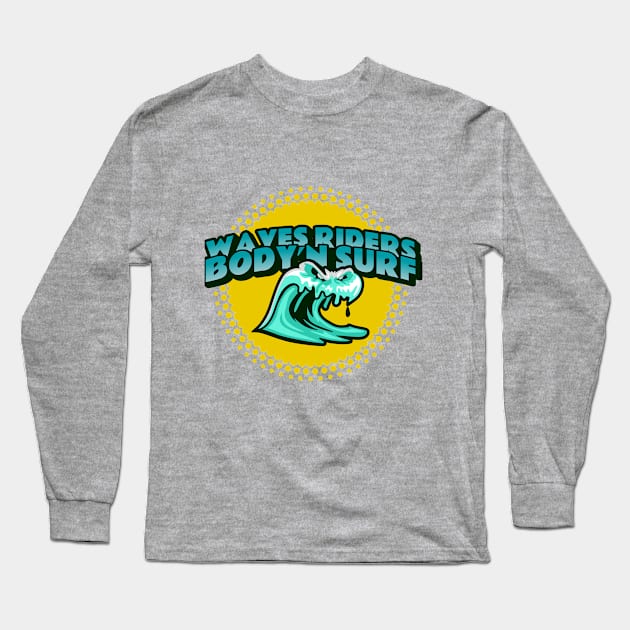 bodysurf and surf trips Long Sleeve T-Shirt by bodyinsurf